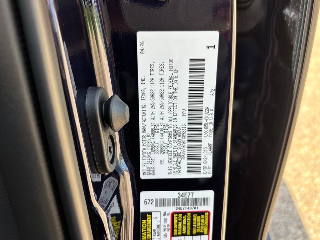 New 2026 Toyota Sequoia Capstone AWD/4WD image 33