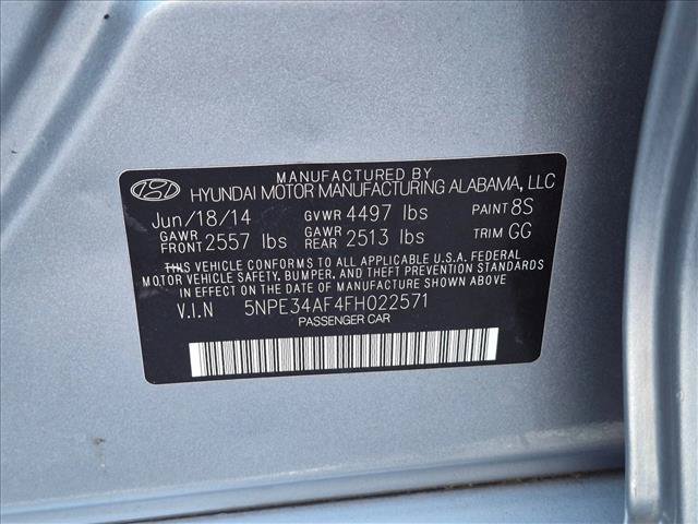 Used 2015 Hyundai Sonata Limited w/ Option Group 05 FWD image 15
