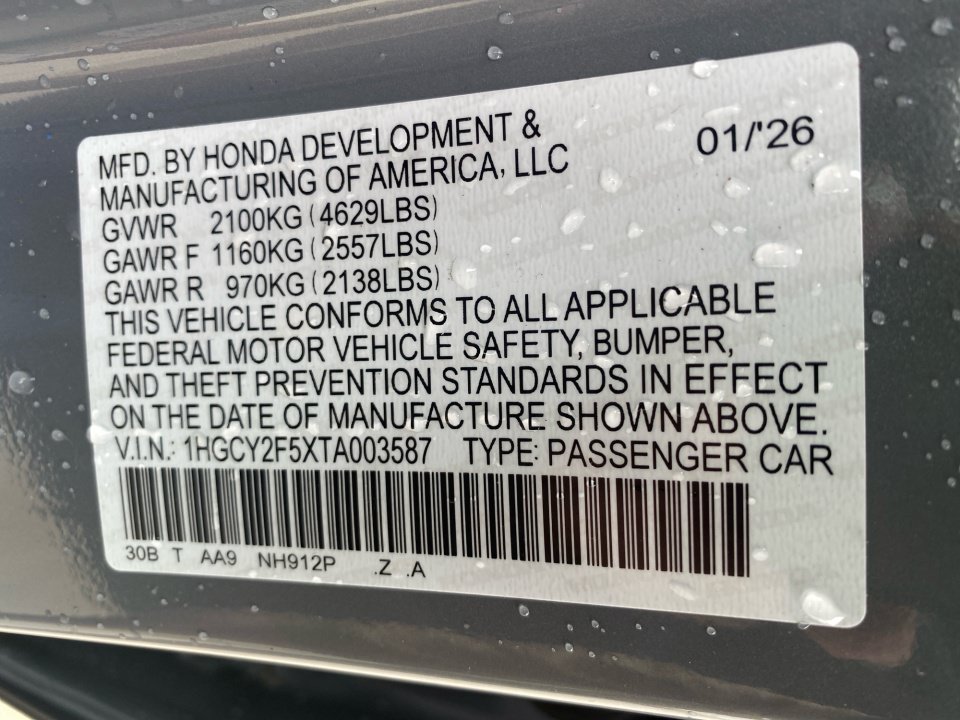 Certified 2026 Honda Accord Sport image 39