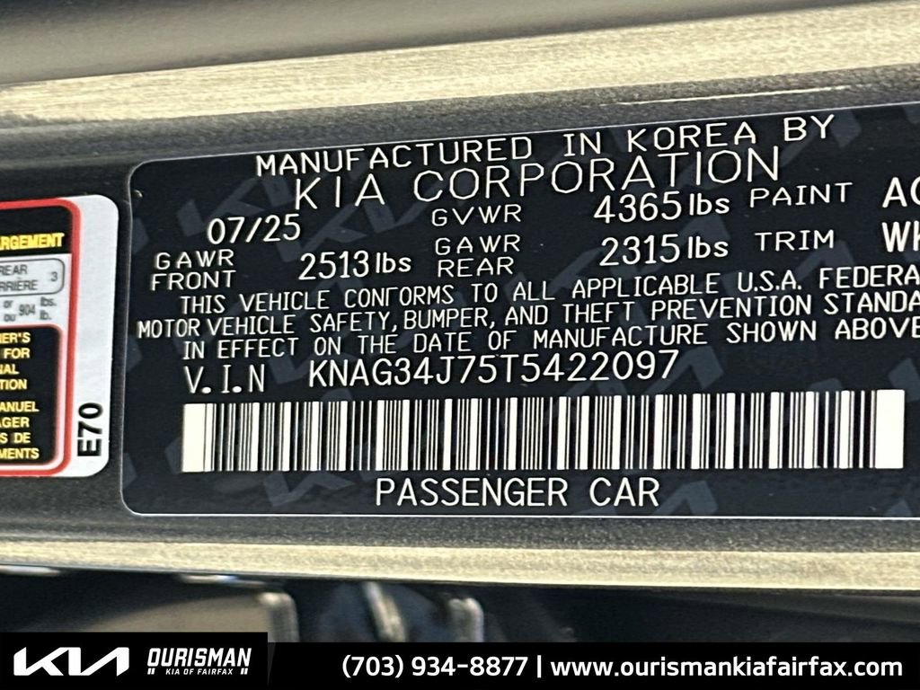 New 2026 Kia K5 EX image 30