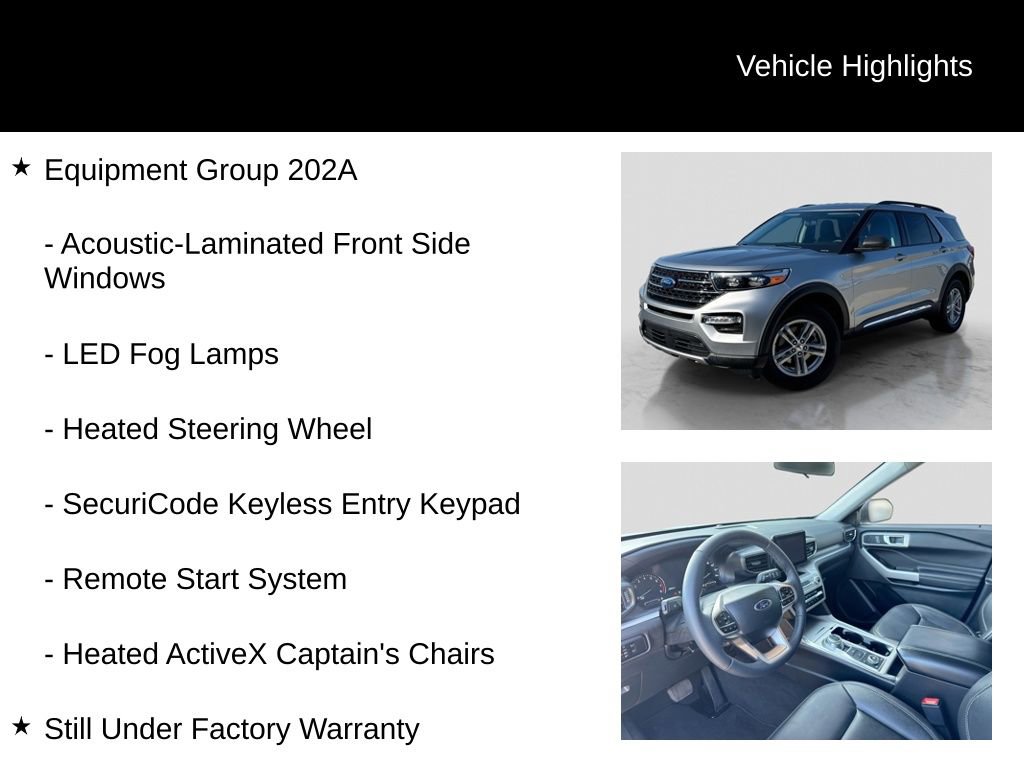 Certified 2024 Ford Explorer XLT w/ Equipment Group 202A image 6