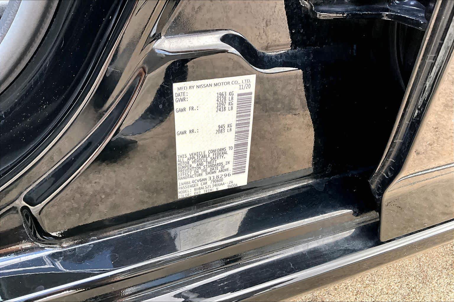 Certified 2021 Nissan Altima 2.5 SR w/ SR Premium Package FWD image 34