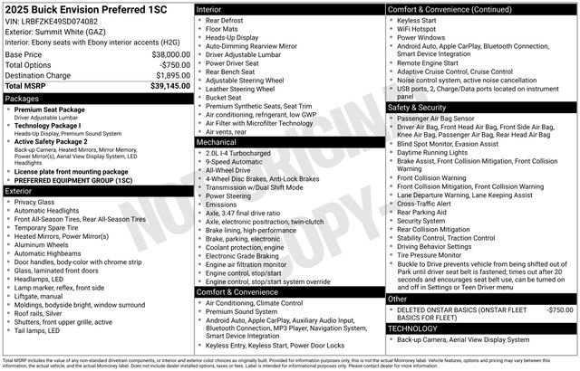 Used 2025 Buick Envision Preferred image 6
