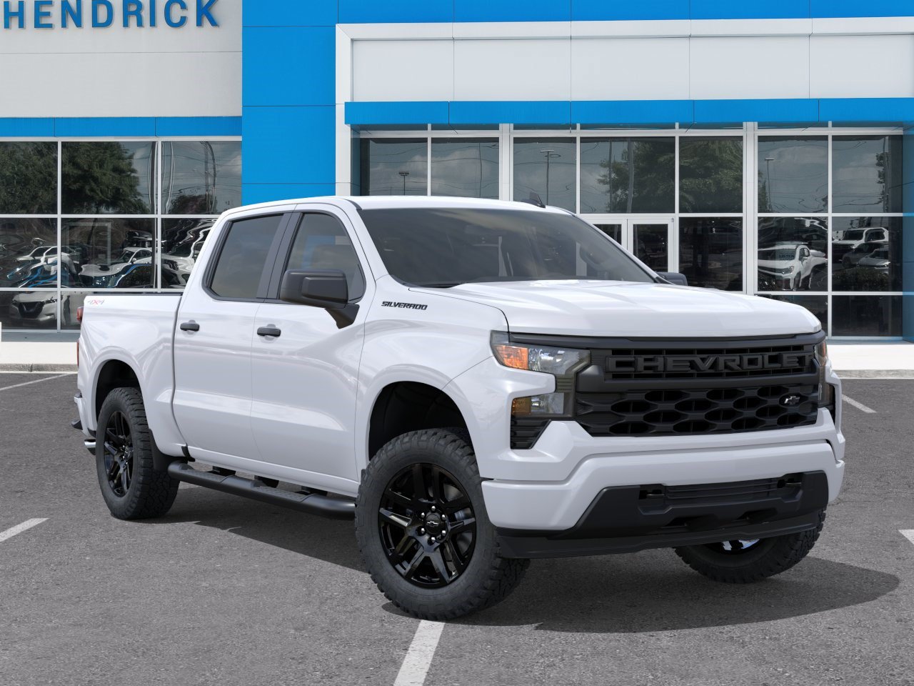 New 2026 Chevrolet Silverado 1500 Custom w/ Turbomax Blackout Package AWD/4WD image 9