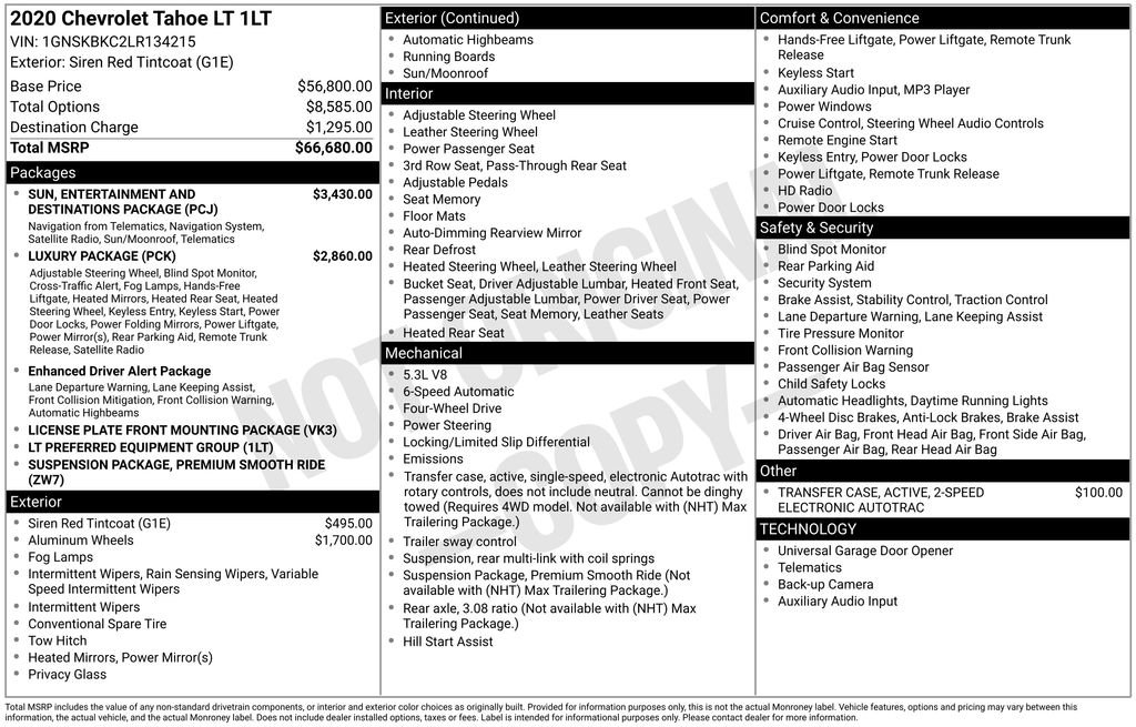 Used 2020 Chevrolet Tahoe LT image 6