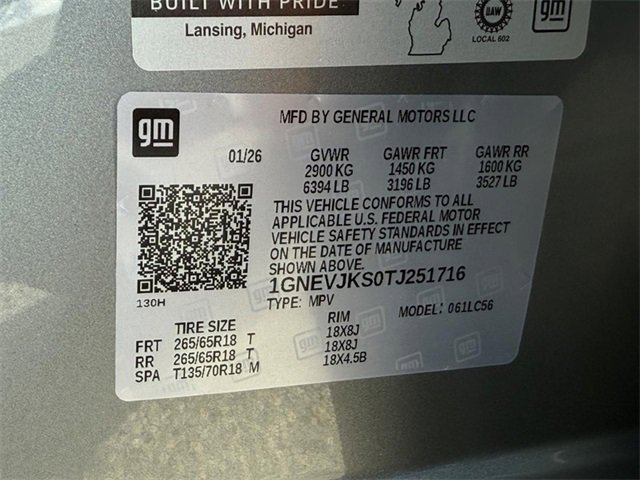 New 2026 Chevrolet Traverse Z71 image 19