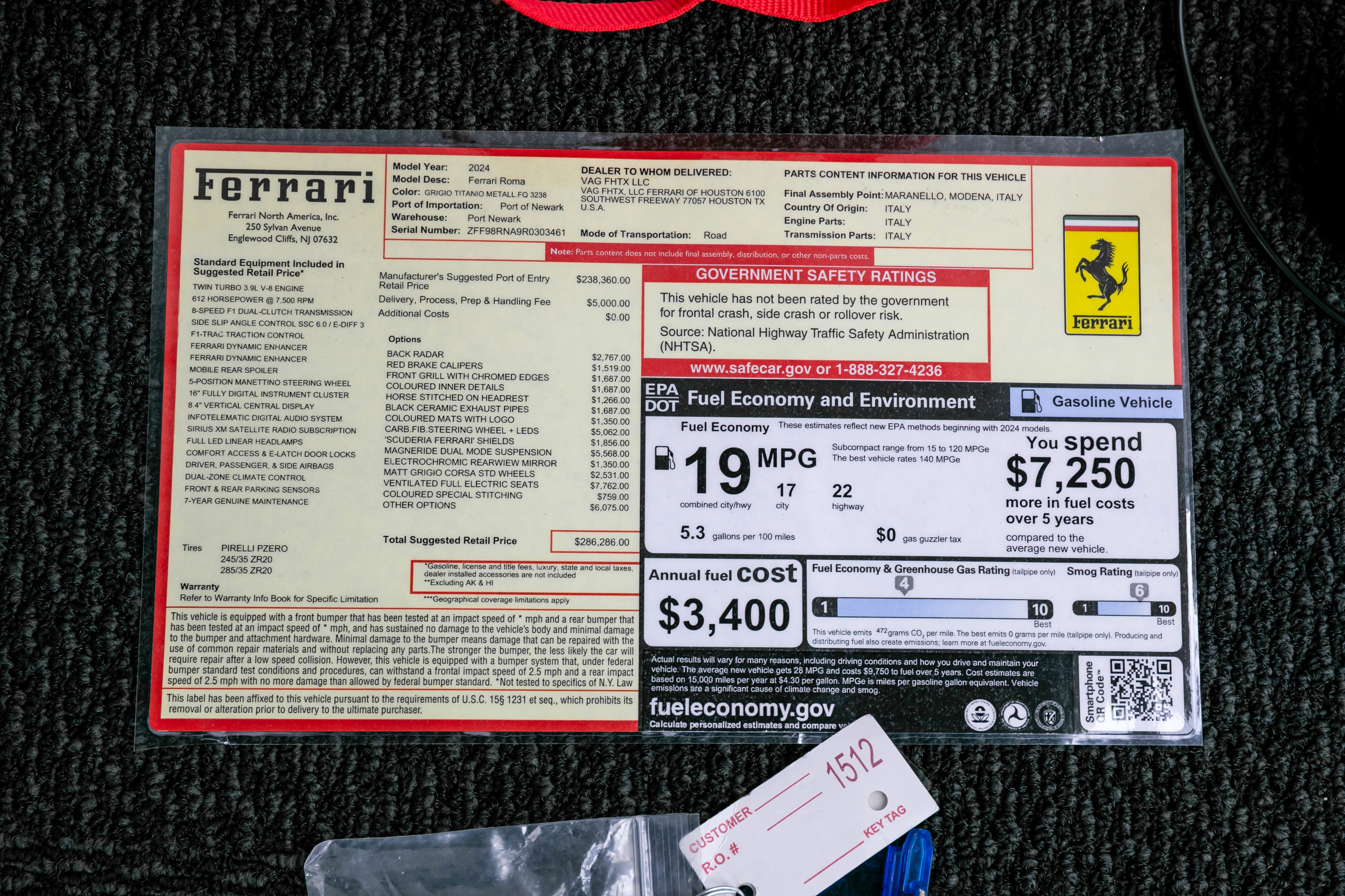 Certified 2024 Ferrari Roma image 47