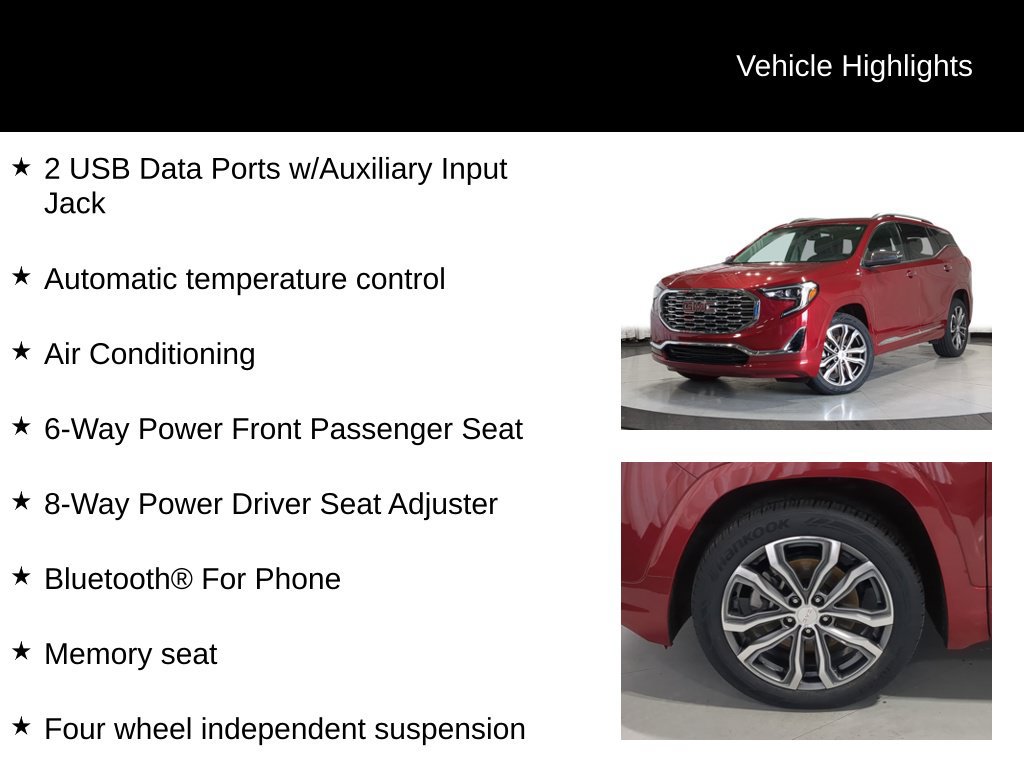 Used 2018 GMC Terrain Denali w/ Comfort Package FWD image 19