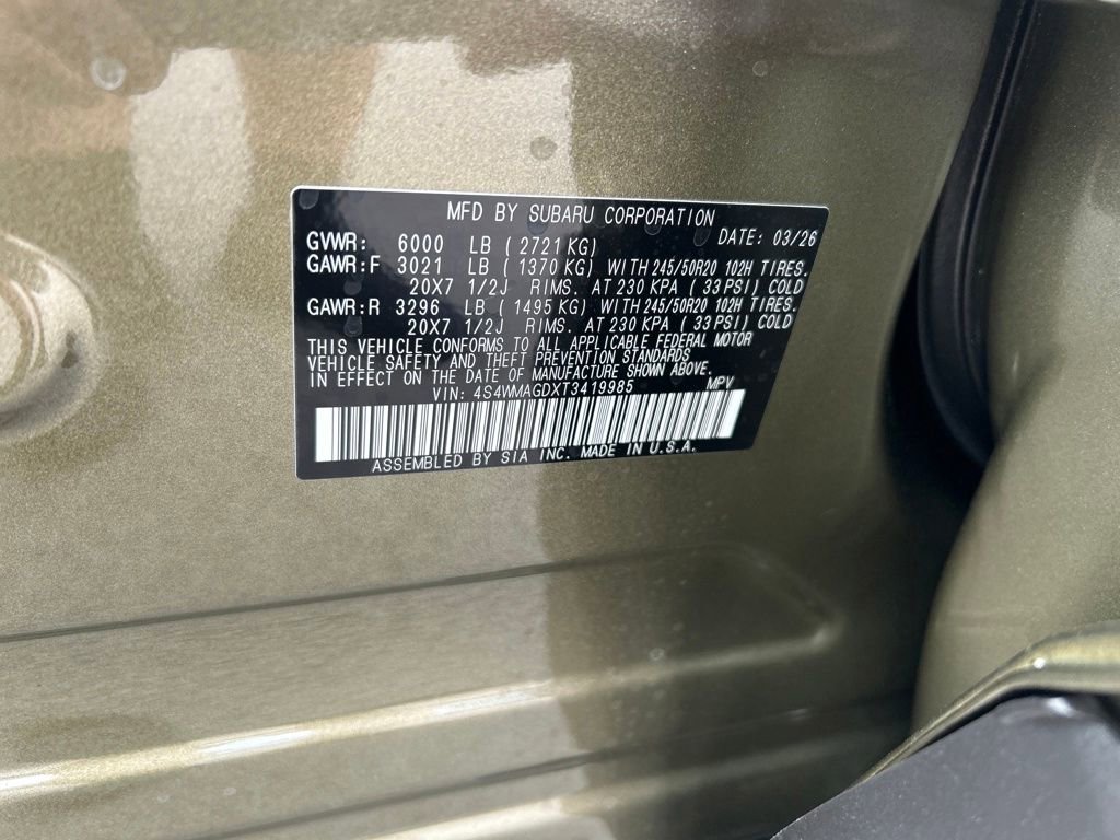 New 2026 Subaru Ascent Limited image 15