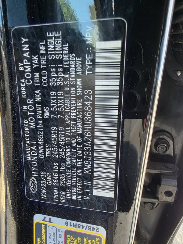 Used 2017 Hyundai Tucson Limited w/ Limited Ultimate Package 03 FWD image 35