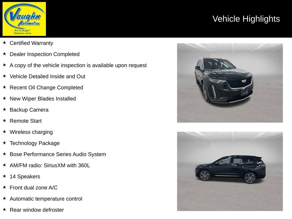 Certified 2023 Cadillac XT6 Sport w/ Technology Package AWD/4WD image 2