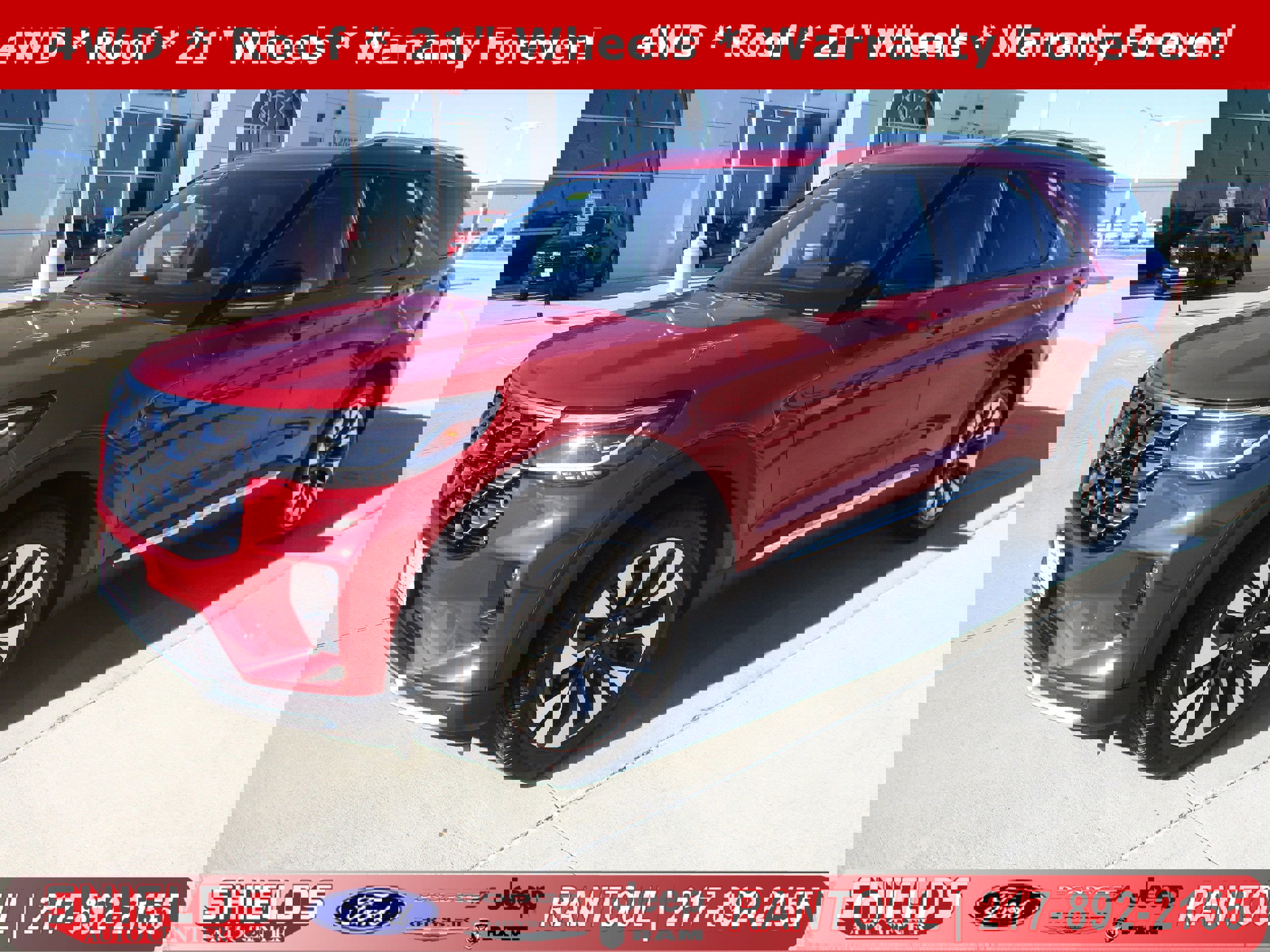 New 2026 Ford Explorer Platinum w/ LUX Leather Package