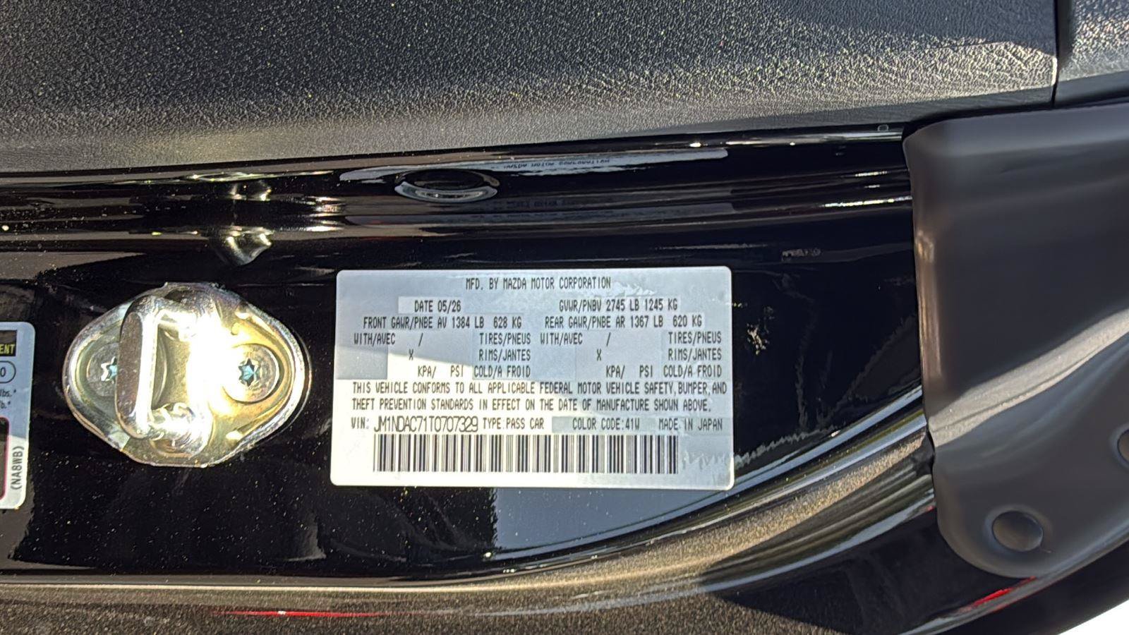 New 2026 MAZDA MX-5 Miata Club w/ Interior Package RWD image 21
