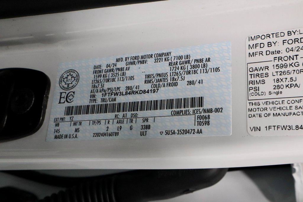 Certified 2024 Ford F150 XLT w/ FX4 Off-Road Package image 31