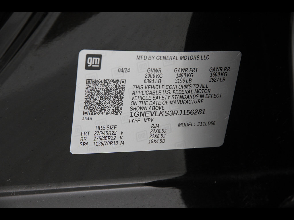 Certified 2024 Chevrolet Traverse RS AWD/4WD image 22