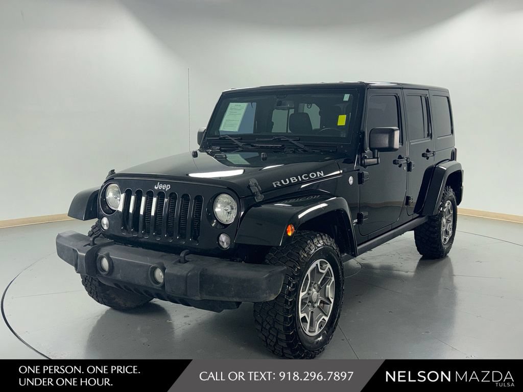 Used 2014 Jeep Wrangler Unlimited Rubicon w/ Connectivity Group AWD/4WD image 1