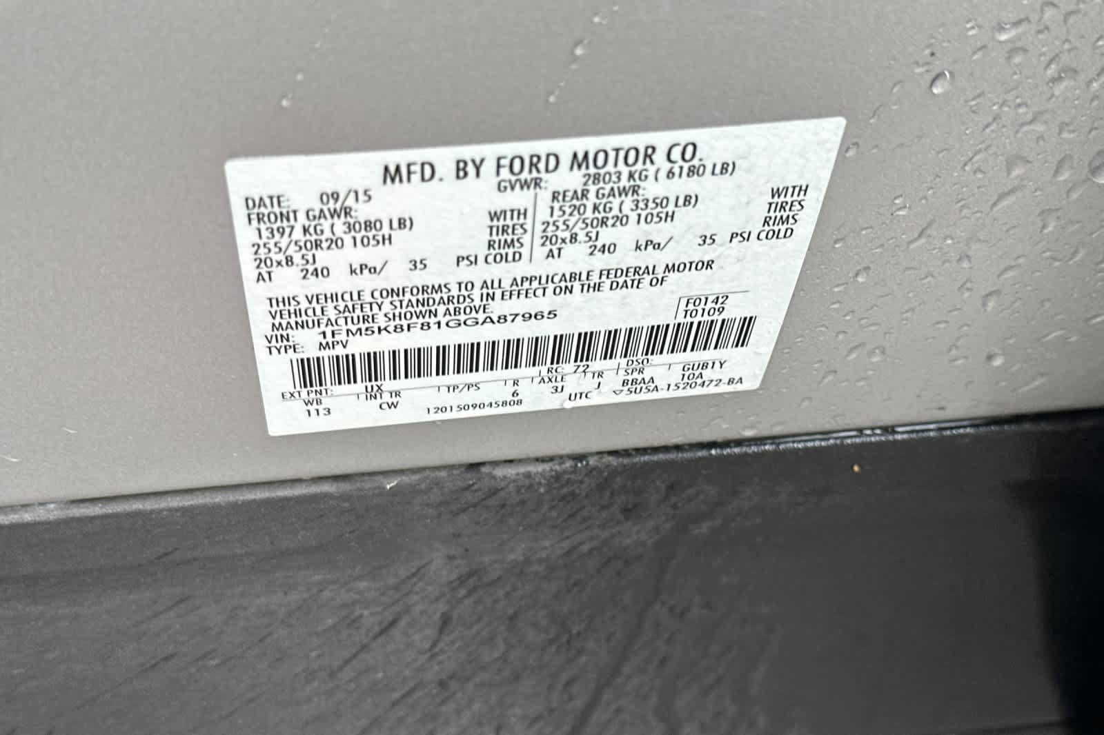 Used 2016 Ford Explorer Limited AWD/4WD image 31