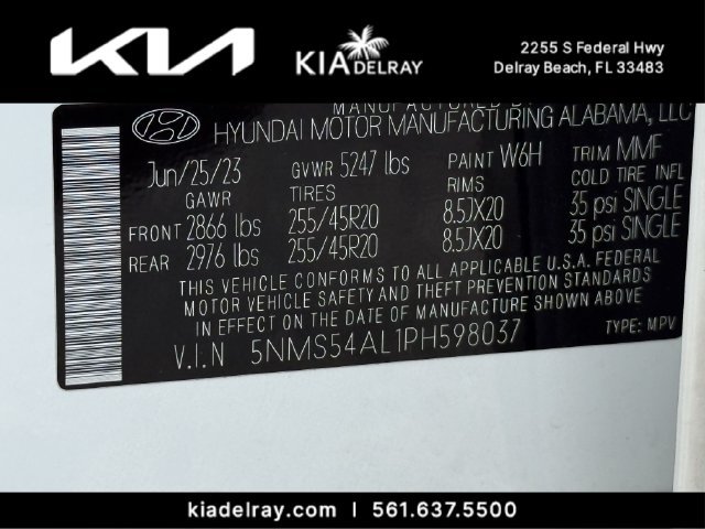 Used 2023 Hyundai Santa Fe Calligraphy w/ Cargo Package FWD image 38
