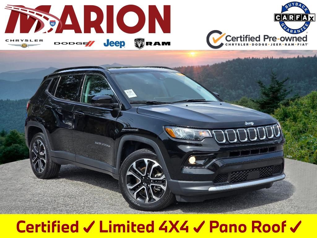 Used 2022 Jeep Compass Limited w/ Sun and Sound Group
