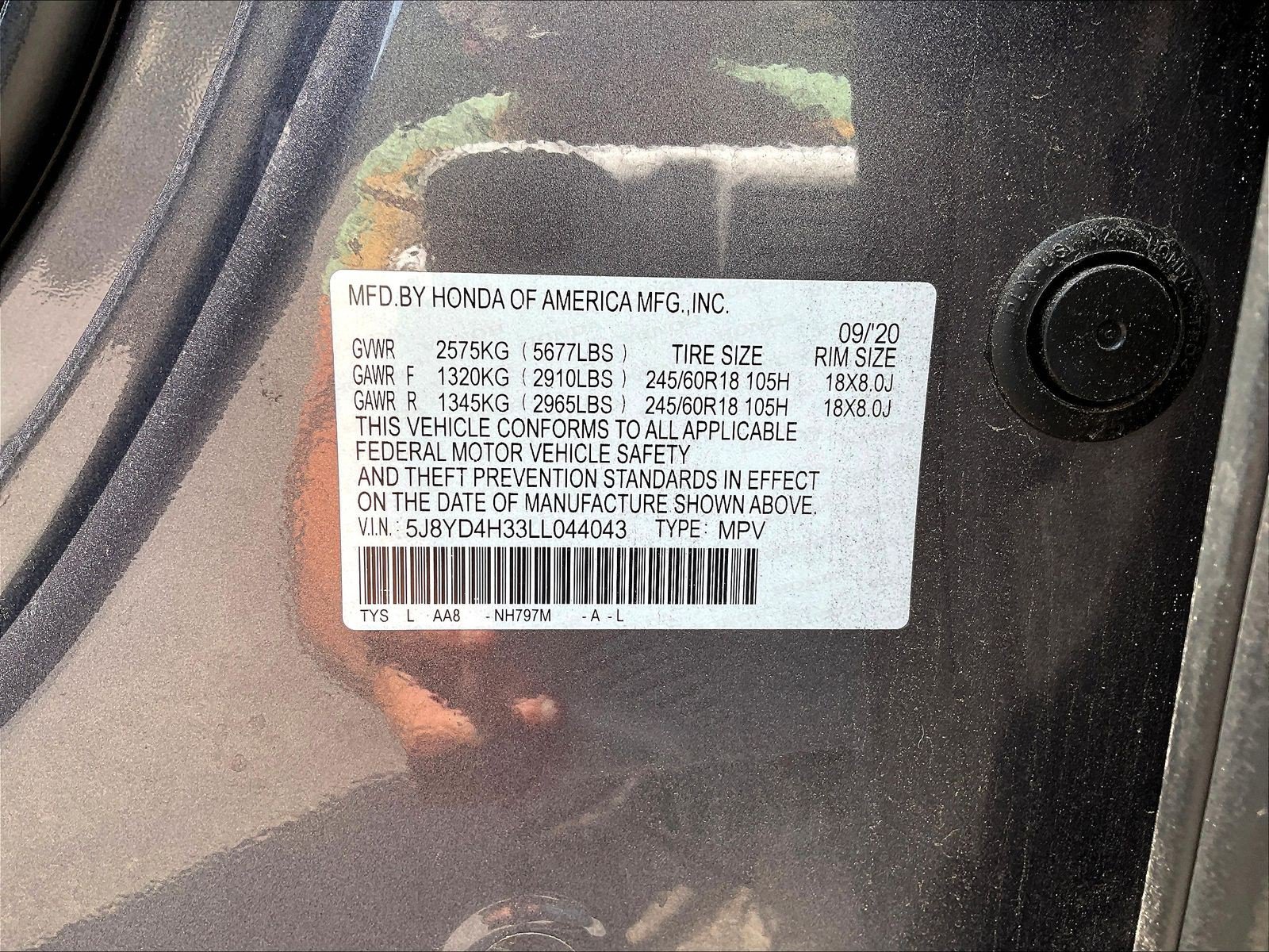 Used 2020 Acura MDX SH-AWD image 19