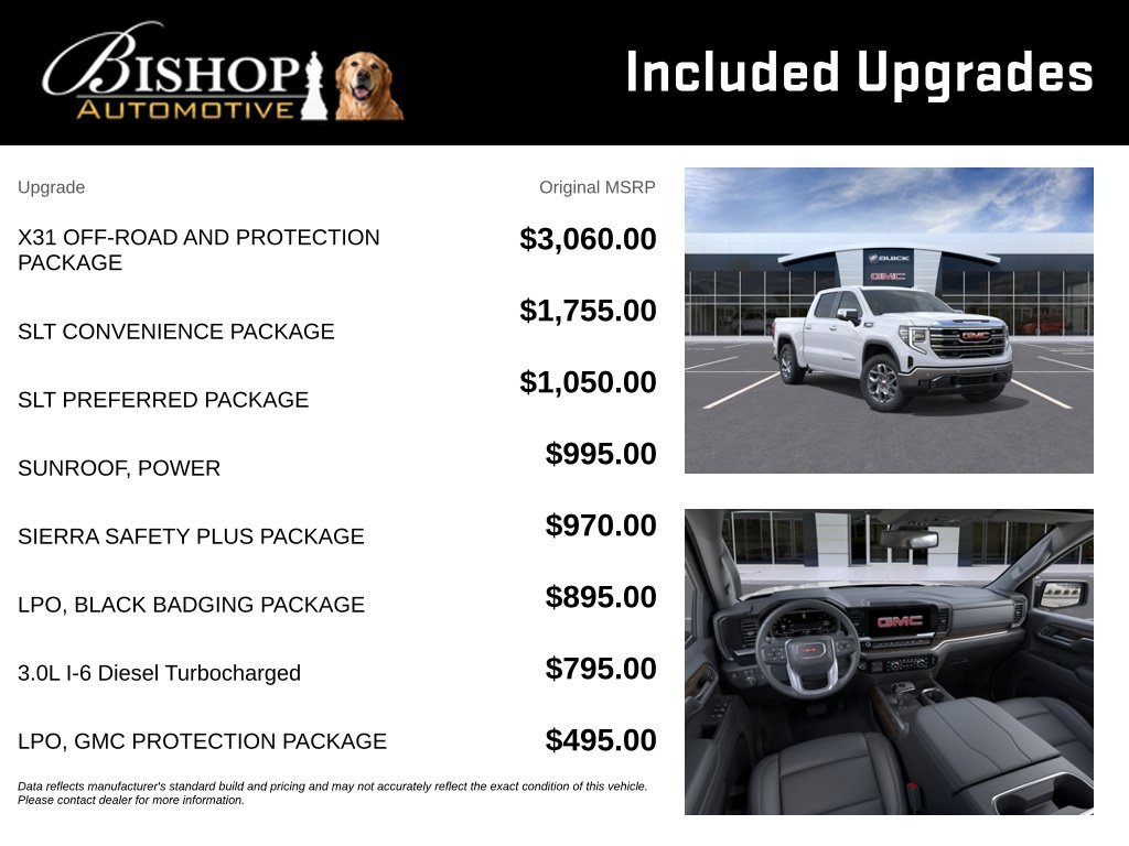 New 2026 GMC Sierra 1500 SLT AWD/4WD image 3