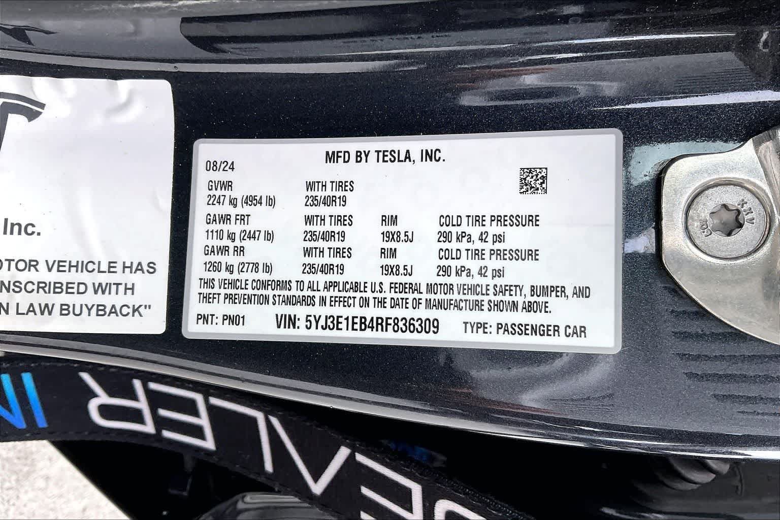 Used 2024 Tesla Model 3 Long Range AWD/4WD image 20