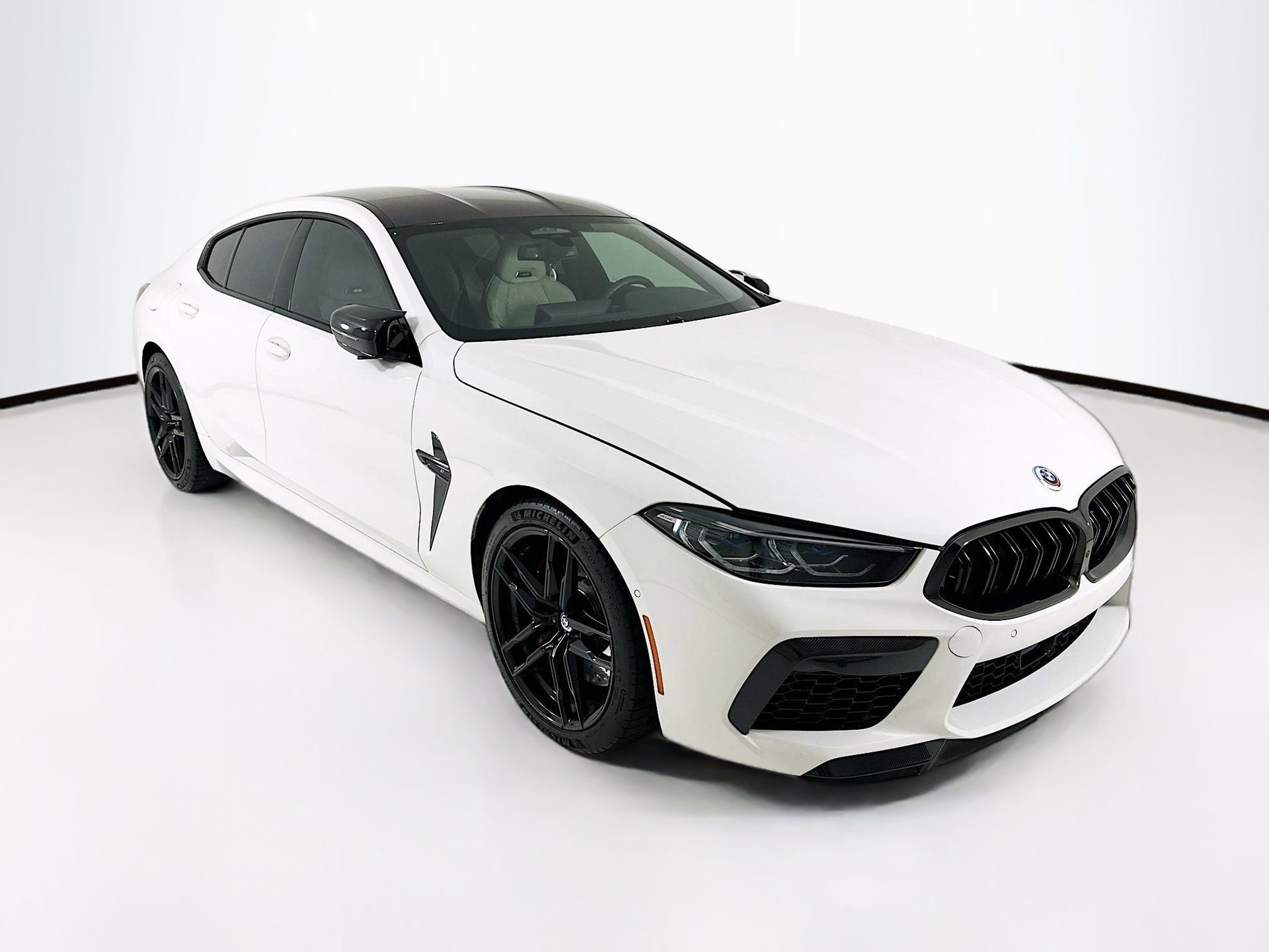 Used 2023 BMW M8 Gran Coupe xDrive Competition w/ M Carbon Exterior Package video 1