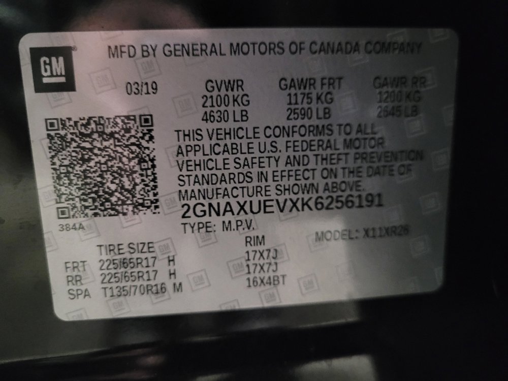 Used 2019 Chevrolet Equinox LT AWD/4WD image 33