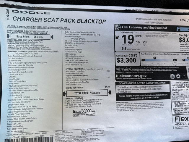 New 2026 Dodge Charger Scat Pack w/ Blacktop Package image 29