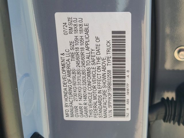 Certified 2024 Honda Ridgeline Sport image 31