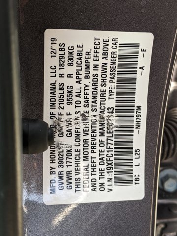 Used 2020 Honda Civic EX-L image 24