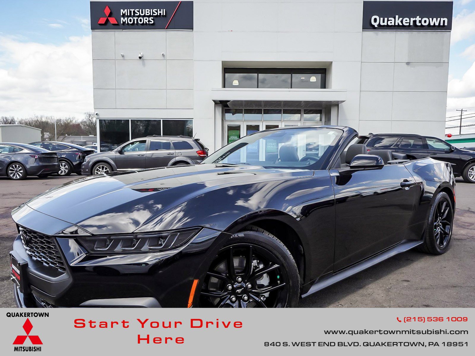 Used 2025 Ford Mustang Convertible w/ Mustang Nite Pony Package image 1