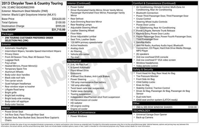 Used 2013 Chrysler Town & Country Touring image 11