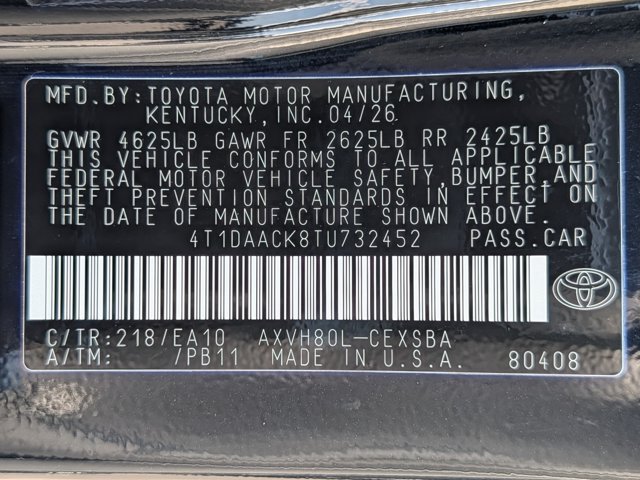 Used 2026 Toyota Camry SE FWD image 27