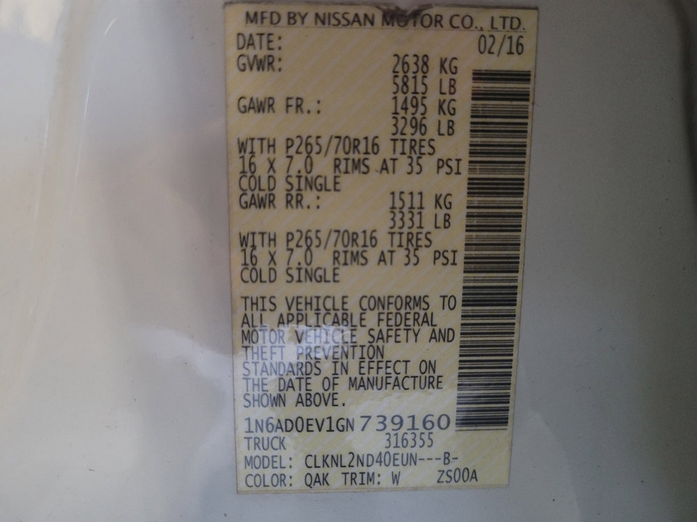 Used 2016 Nissan Frontier SV image 33