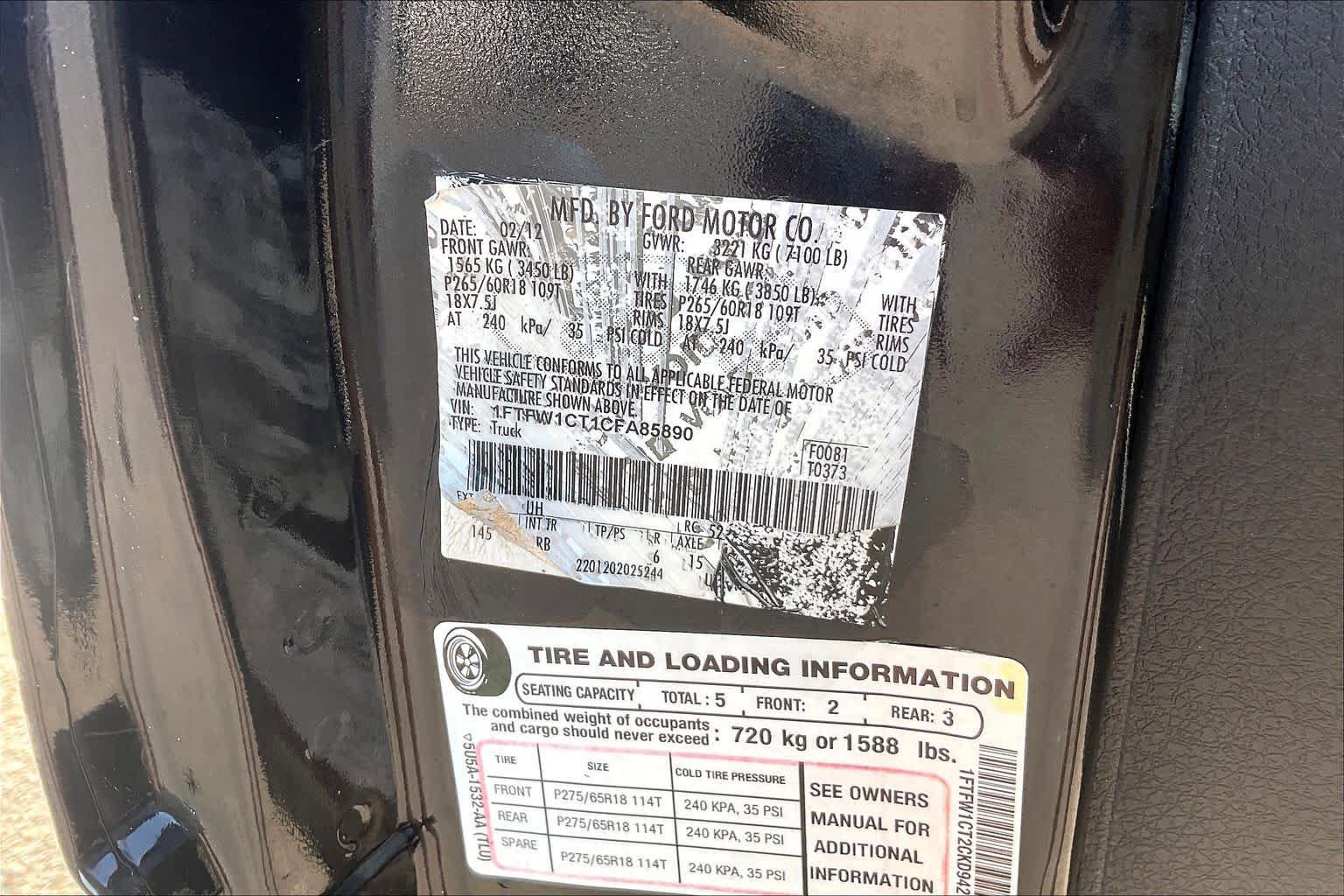 Used 2012 Ford F150 FX2 w/ FX Plus Pkg RWD image 34