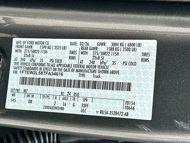 New 2026 Ford F150 STX w/ F-150 LOBO Package AWD/4WD image 20