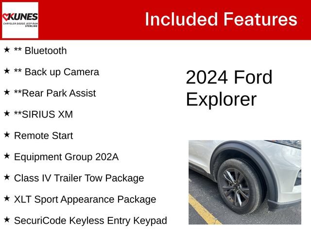 Used 2024 Ford Explorer XLT w/ XLT Sport Appearance Package AWD/4WD image 5