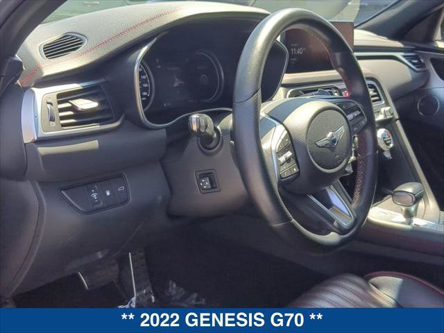 Used 2022 Genesis G70 3.3T w/ Sport Advanced Package RWD image 12