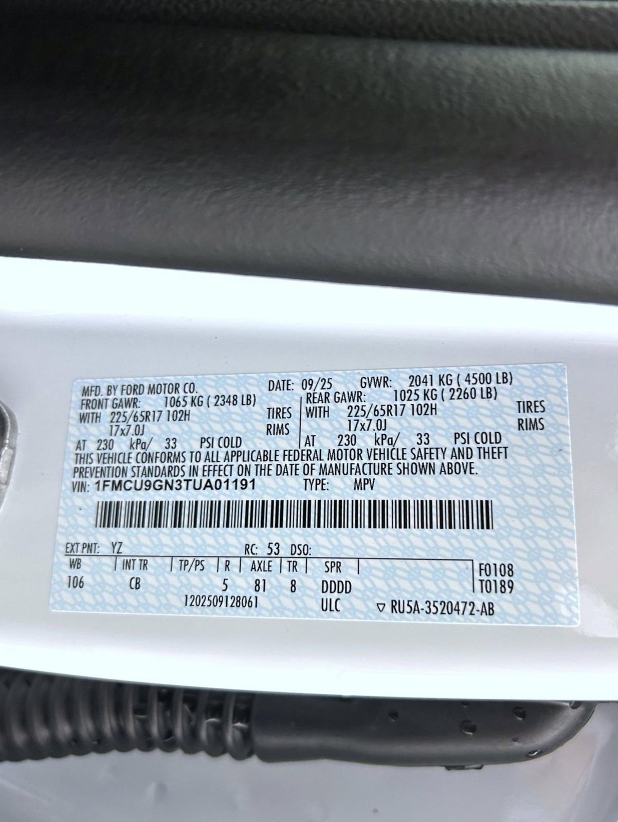 New 2026 Ford Escape Active w/ Tech Pack #1 image 25