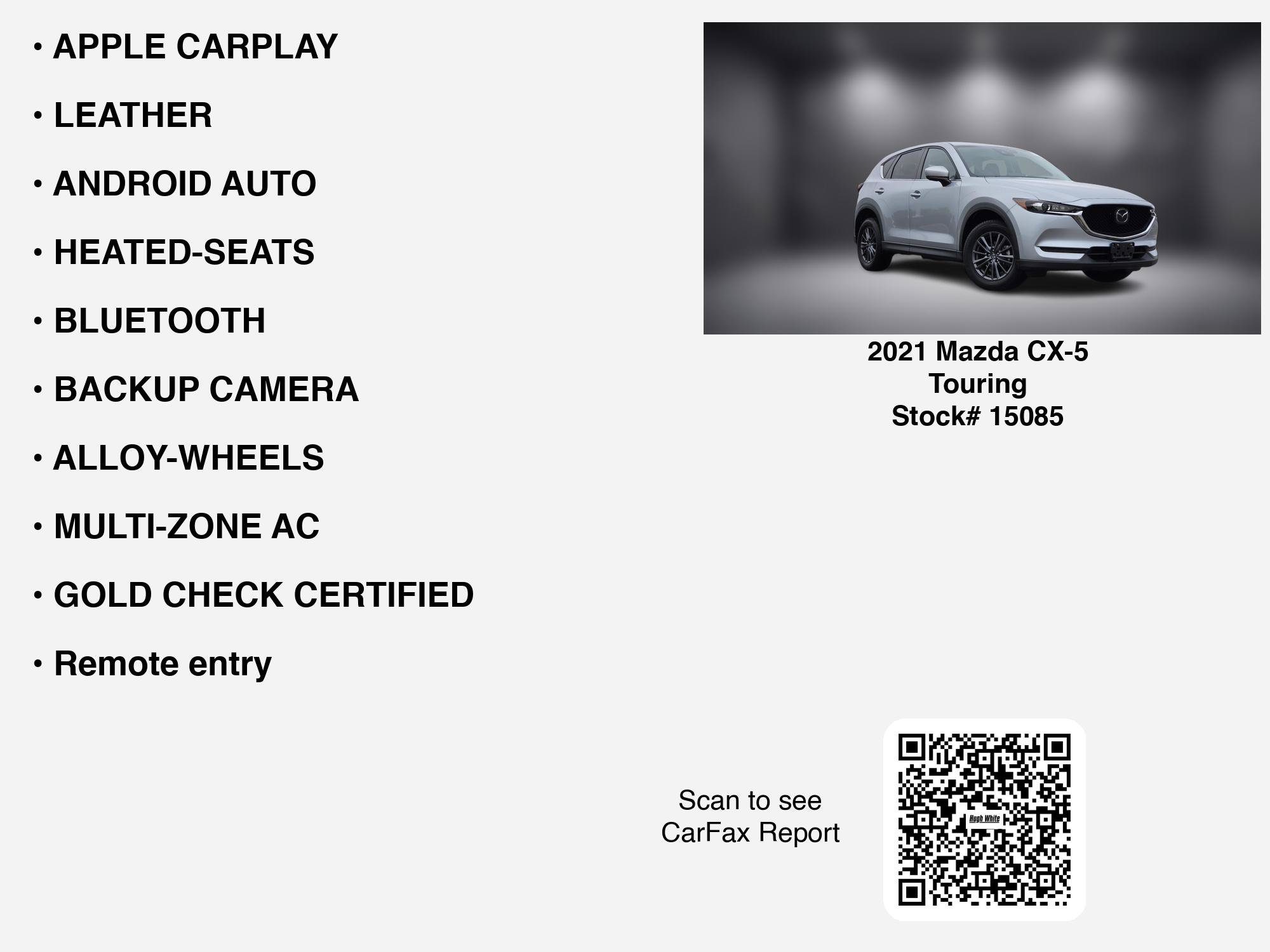 Used 2021 MAZDA CX-5 Touring w/ Touring Preferred SV Package AWD/4WD image 7
