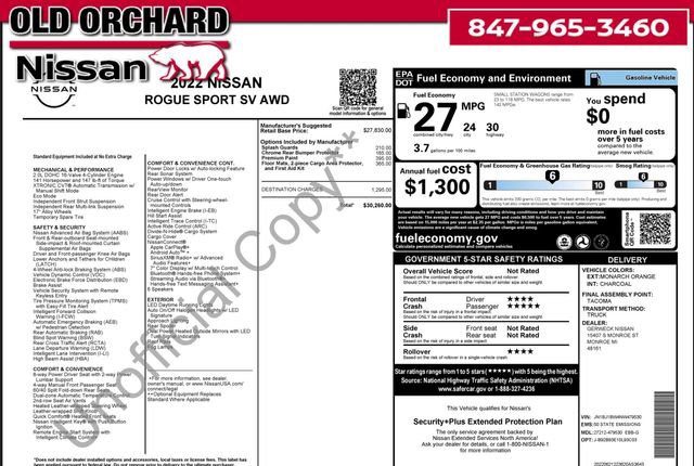 Used 2022 Nissan Rogue Sport SV image 8