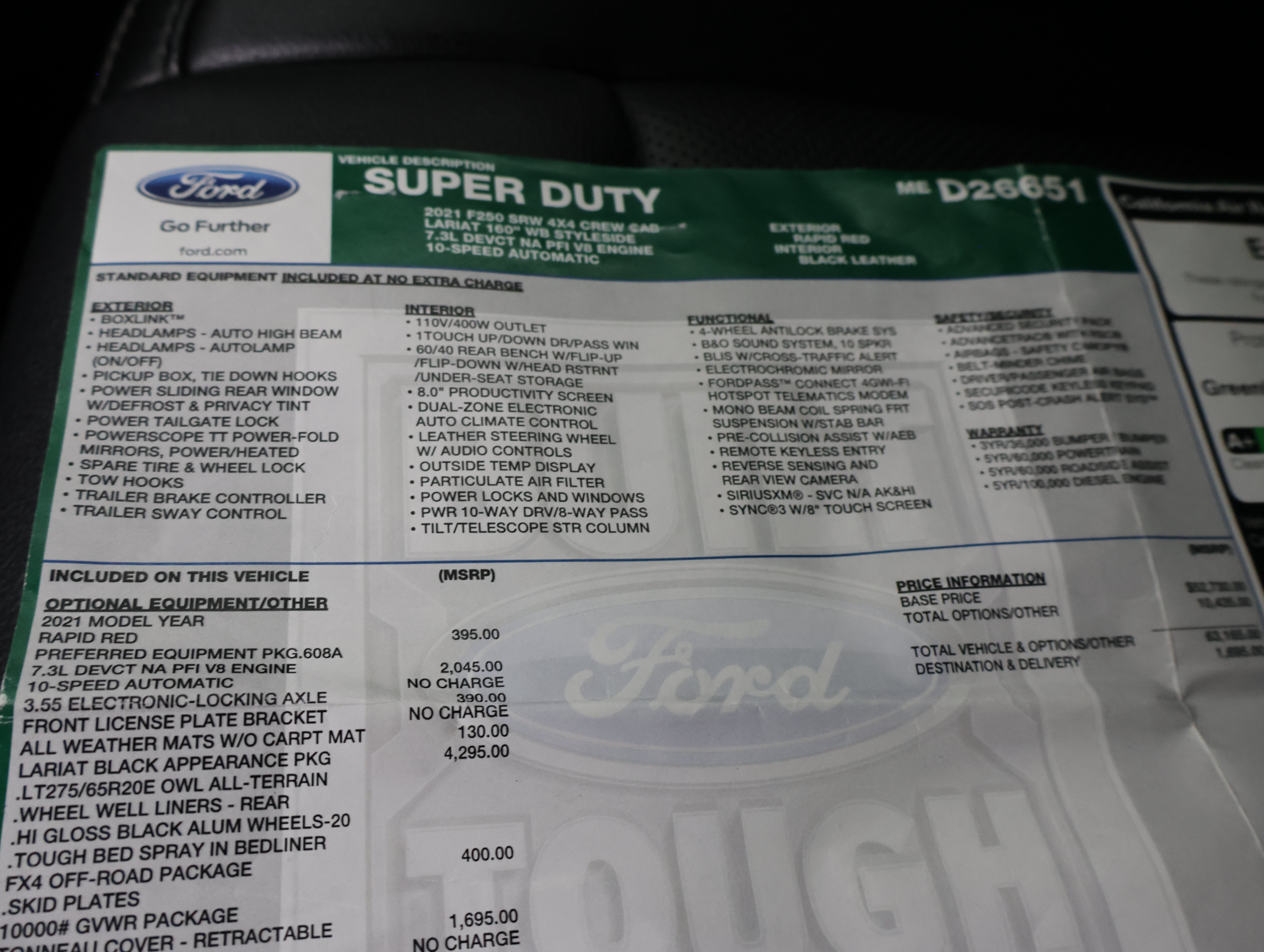Used 2021 Ford F250 Lariat AWD/4WD image 60