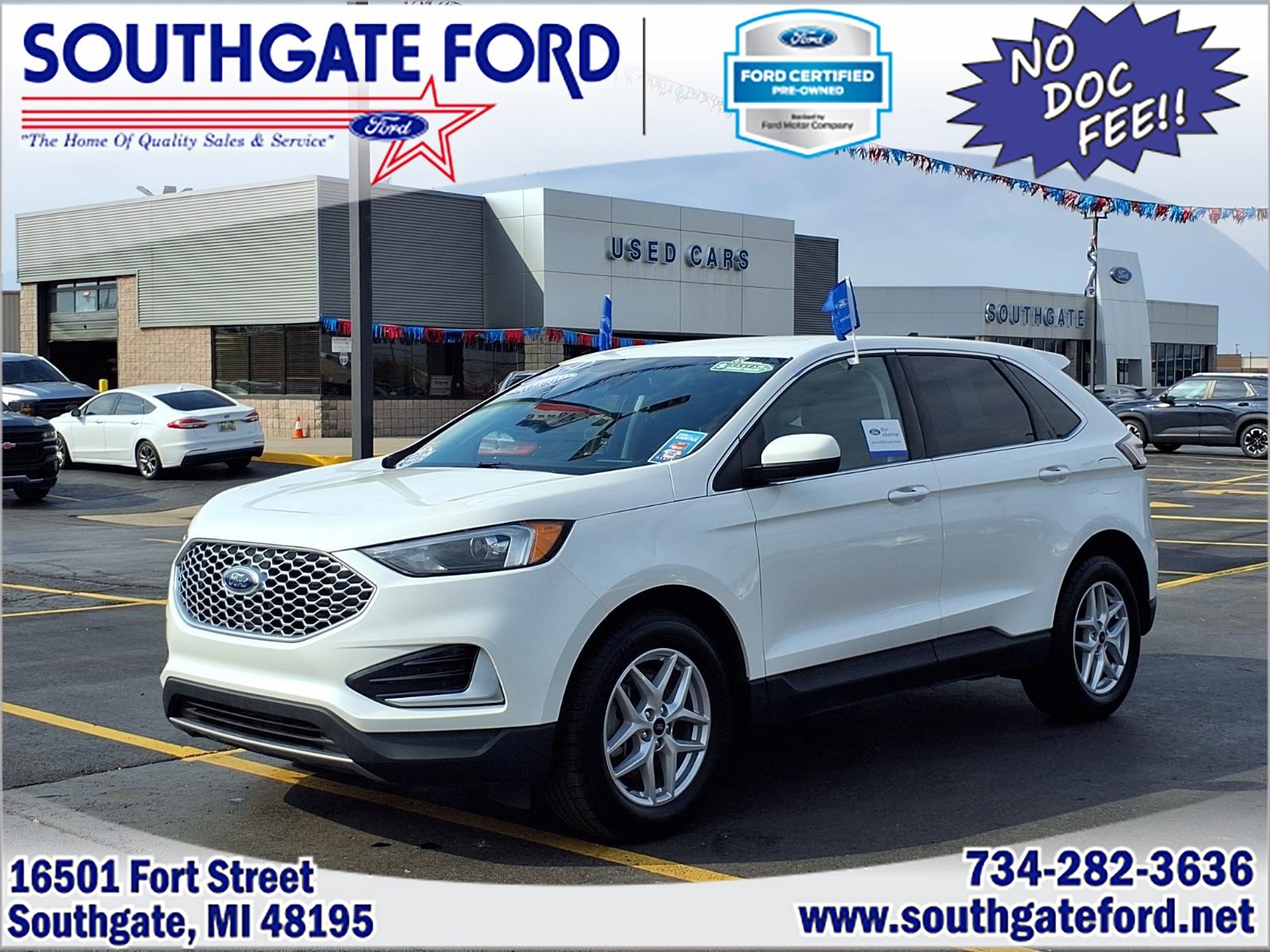 Certified 2024 Ford Edge SEL