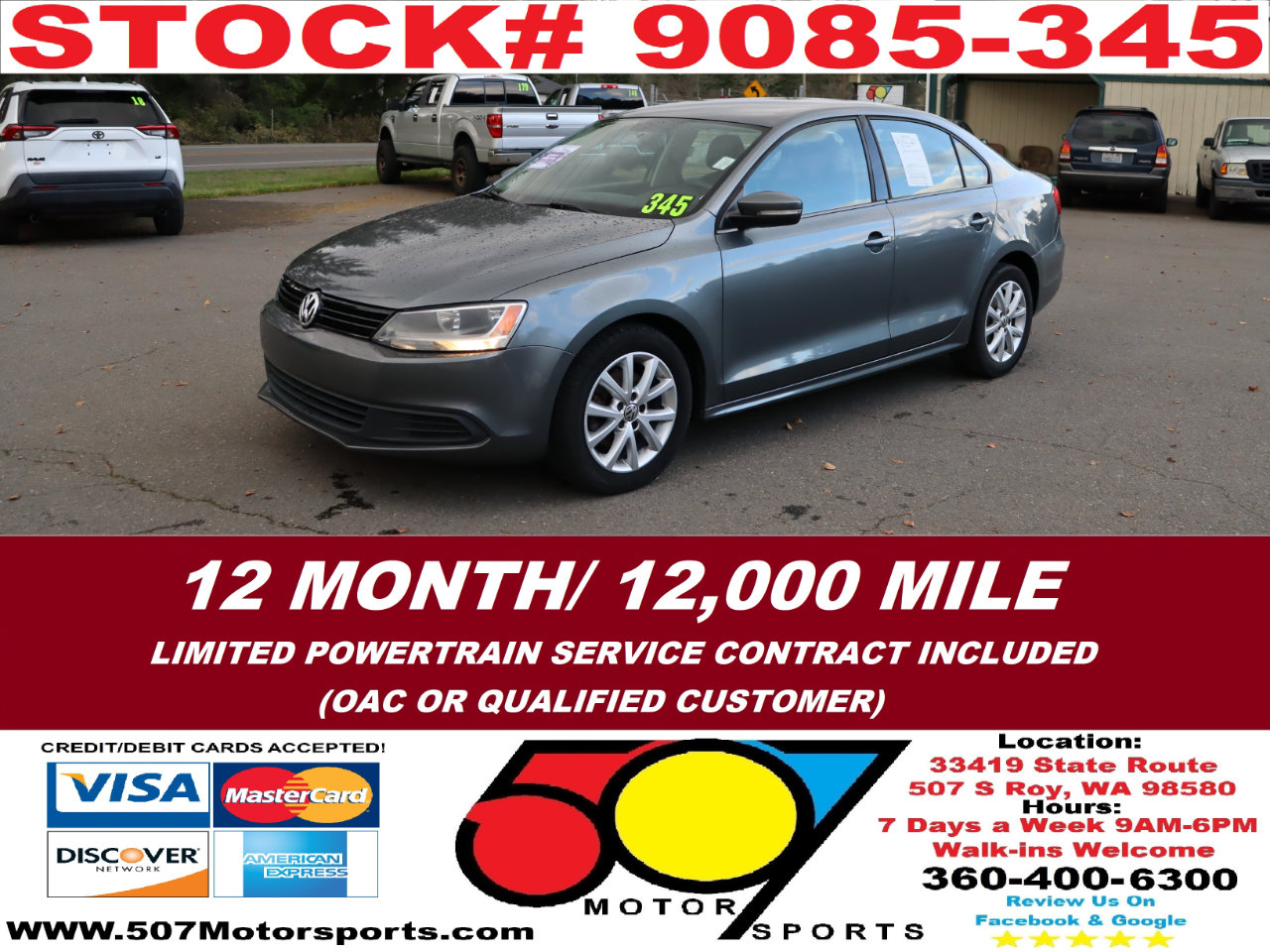 Used 2012 Volkswagen Jetta SE