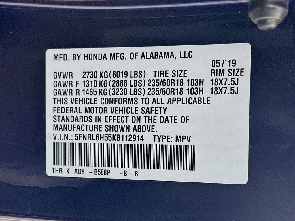 Used 2019 Honda Odyssey EX image 33