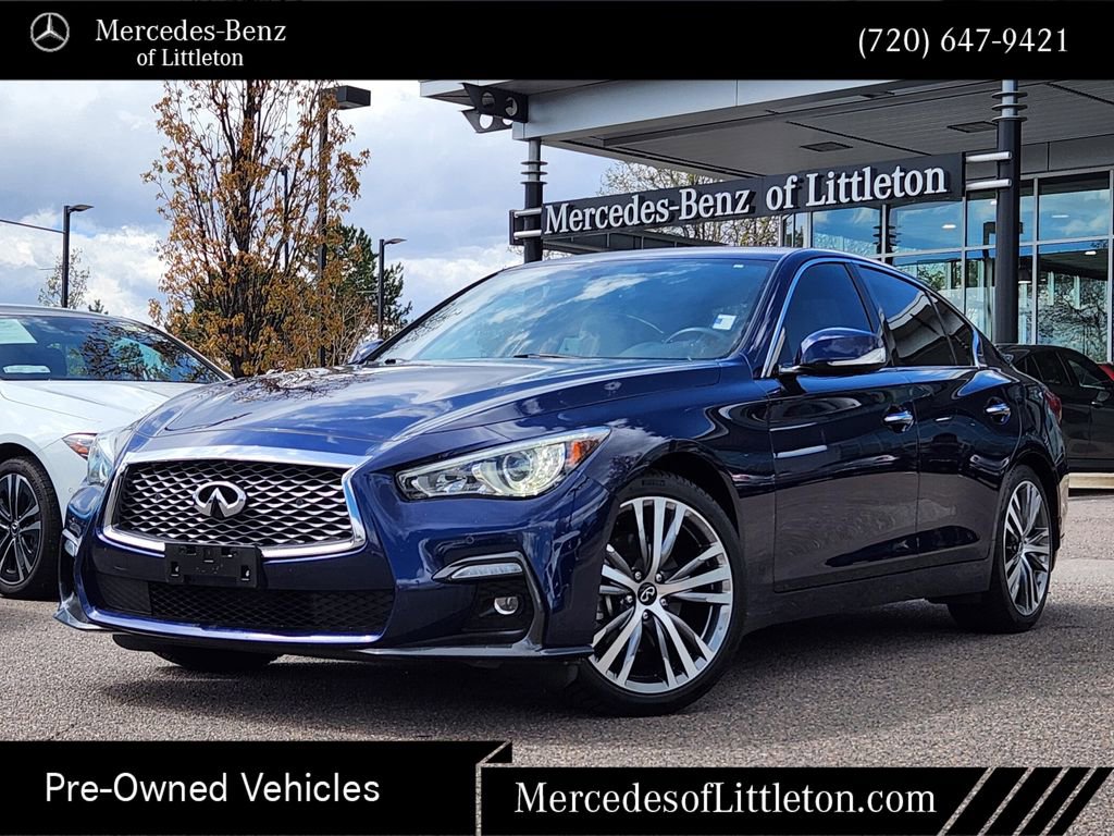 Used 2021 INFINITI Q50 Sensory w/ Cargo Package AWD/4WD image 1