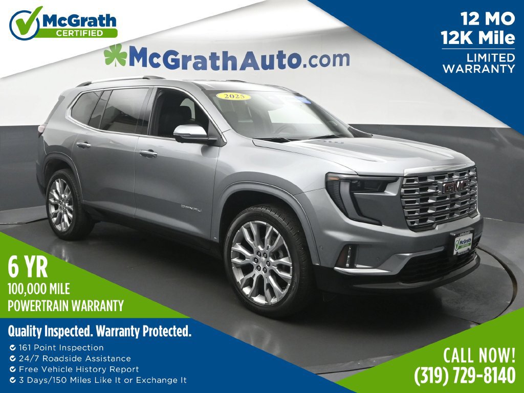 Used 2025 GMC Acadia Denali w/ Super Cruise Package AWD/4WD image 1