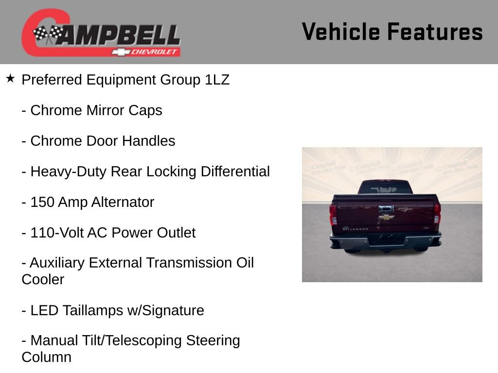 Used 2016 Chevrolet Silverado 1500 LTZ w/ Sport Package image 16