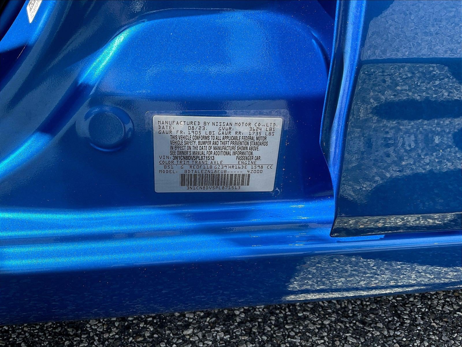 Certified 2023 Nissan Versa S w/ Trunk Package FWD image 21